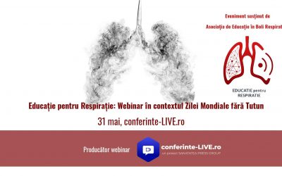 Educație pentru Respirație: Webinar în contextul Zilei Mondiale fără Tutun