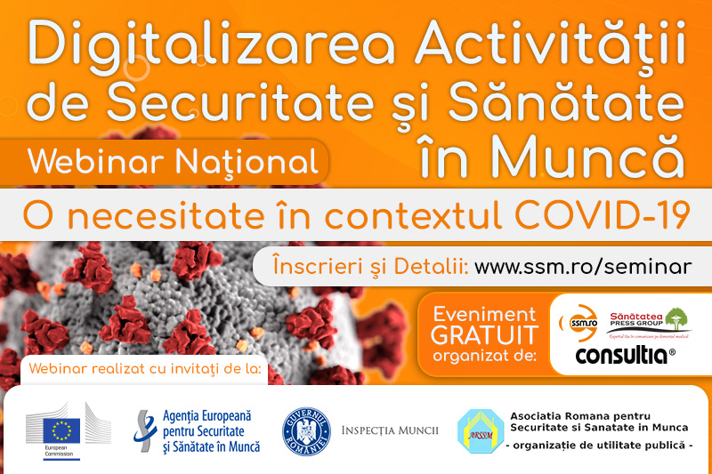 Digitalizarea activității de securitate și sănătate în muncă, o necesitate în contextul COVID-19